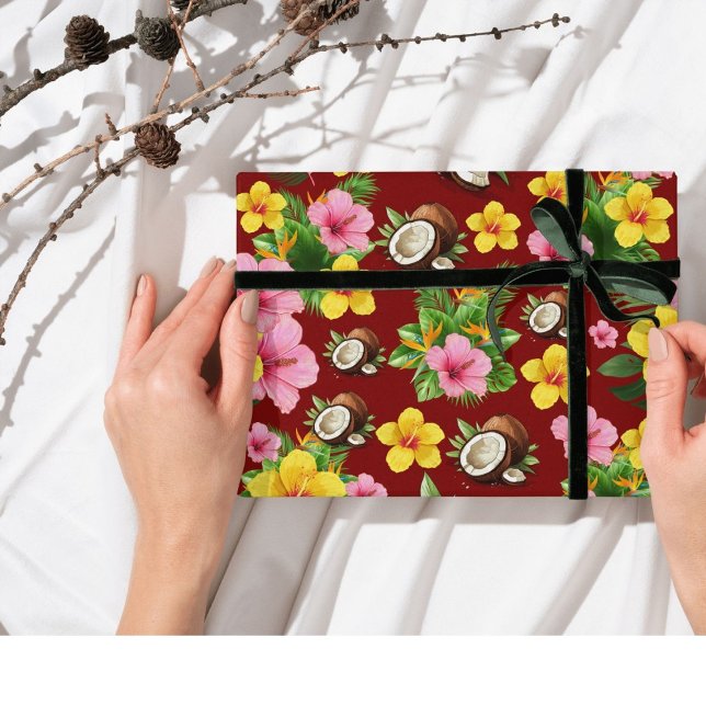 Tropisk Blommigt Presentpapper (Skapare uppladdad)