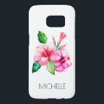 Tropisk Blommigt Vattenfärg Hibiscus-Personlig Galaxy S5 Skal<br><div class="desc">Den här blommigten för söt har en vattenfärgsmålning av tropiska hibiscus-blommor med personligen namn nedanför. Ta bort texten i textrutan och lägg till namn för att redigera texten. #blommigt #tropiskt #vattenfärg #blommor #helgdagar #hibiscus #feminin #gifts #rosa #personlig #personlig #AddYourName #PersonalizedGifts #Samsung #Galaxy #SamsungGalaxy #mobil #fodral #fonecaser #elektronik #</div>
