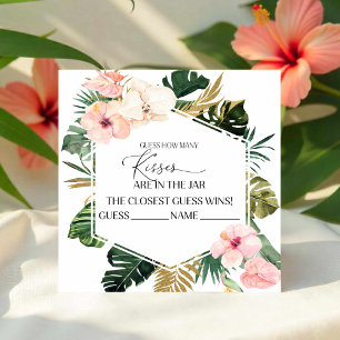 Tropisk Blommigt vet hur många Kisses-kort Tilläggskort