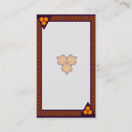 Tropisk Blommigt Visitkort