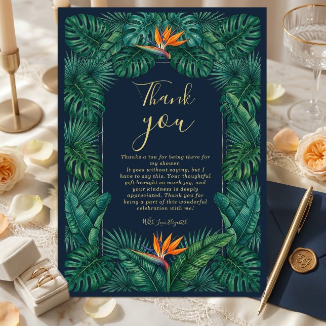 Tropisk blomsterdesign | Hibiskus & grönska Inbjudningar (#tropicalwedding #weddingdinner#hibiscus #beachwedding #destinationwedding #floralithankyou)
