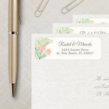 Tropisk blomstrandadress