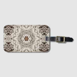 tropisk boho chic tribal macrame crochet bagagebricka