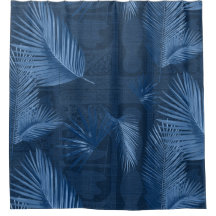 Tropisk Boho Duschdraperi