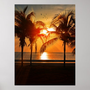 TROPISK BRANSTÄNGD 18X24 POSTER