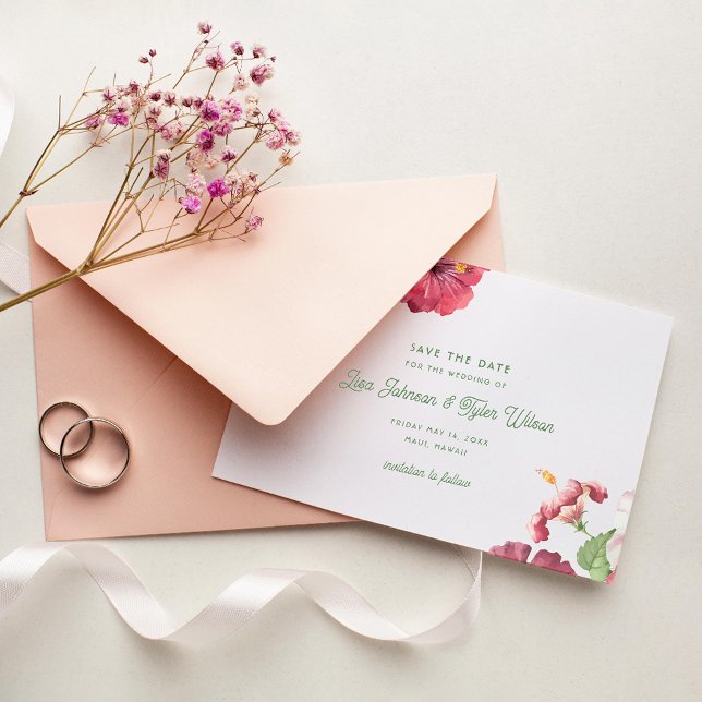 Tropisk Bröllop Spara Datumet (Skapare uppladdad)