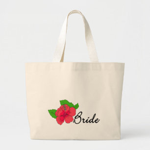 Tropisk BRUD för hibiskus Jumbo Tygkasse