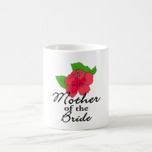 Tropisk budens mamma för hibiskus kaffemugg