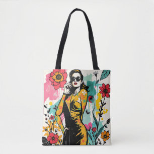 Tropisk Couture Art Collection Dubbelsidig Tygkasse