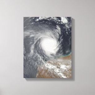 Tropisk Cyclone Billy av Australien Canvastryck