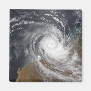 Tropisk Cyclone Billy över Australien 2 Magnet