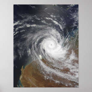 Tropisk Cyclone Billy över Australien 2 Poster