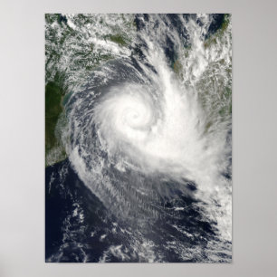 Tropisk cyclone Boloetse Poster
