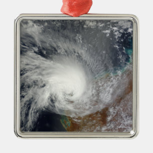 Tropisk Cyclone Carlos Julgransprydnad Metall