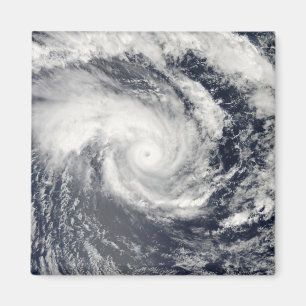 Tropisk Cyclone Edzani i den södra indiska Ocen Magnet