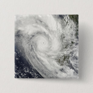 Tropisk Cyclone Fanele över Madagascar Knapp