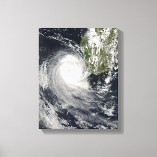 Tropisk Cyclone Favio av Madagascar Canvastryck