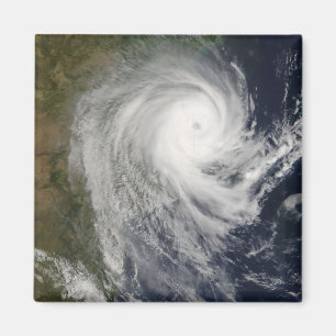 Tropisk Cyclone Favio över Mocambique Magnet