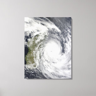 Tropisk Cyclone Gael av Madagascar 2 Canvastryck