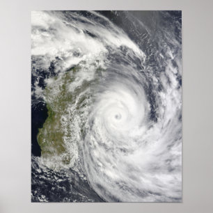Tropisk Cyclone Gael av Madagascar 2 Poster