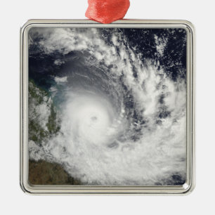 Tropisk Cyclone Hamish över Australien Julgransprydnad Metall