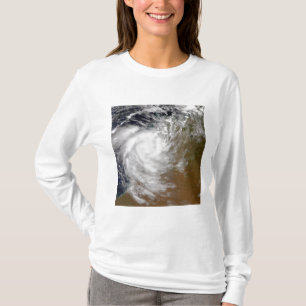Tropisk Cyclone Magda som är kommande ashore i Tee