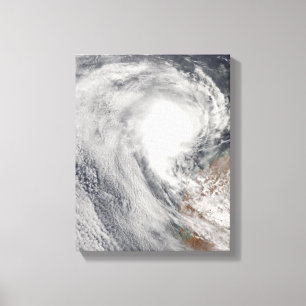 Tropisk Cyclone Melanie av Australien Canvastryck