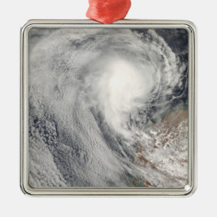 Tropisk Cyclone Melanie av Australien Julgransprydnad Metall