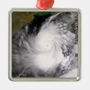 Tropisk Cyclone Nargis Julgransprydnad Metall