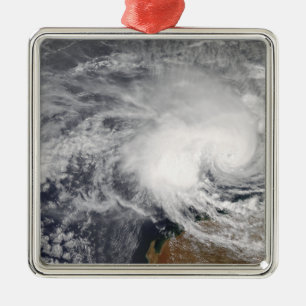 Tropisk Cyclone Nicholas av Australien Julgransprydnad Metall