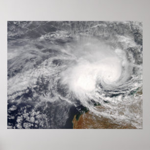Tropisk Cyclone Nicholas av Australien Poster