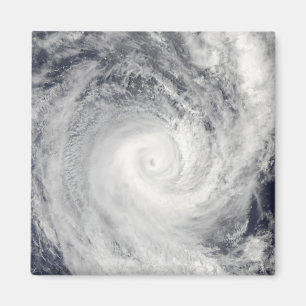Tropisk Cyclone Oli av kusten av Tahiti Magnet