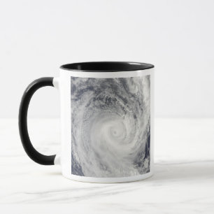Tropisk Cyclone Oli av kusten av Tahiti Mugg