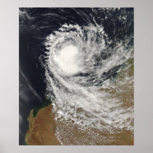 Tropisk Cyclone Ophelia av Australien Poster