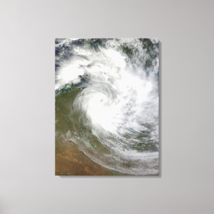 Tropisk Cyclone Paul över Australien Canvastryck