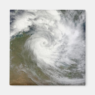 Tropisk Cyclone Paul över Australien Magnet