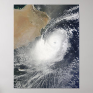 Tropisk Cyclone Phet i Arabianet Sea Poster