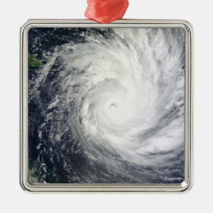Tropisk Cyclone Yasi Julgransprydnad Metall