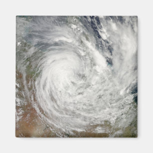 Tropisk Cyclone Yasi över Australien 2 Magnet