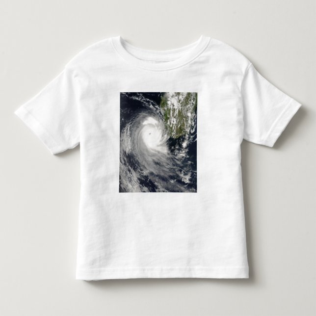 Tropisk cyklon Favio utanför Madagaskar Tee Shirt (Framsida)