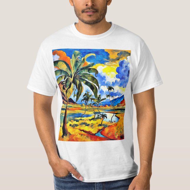 Tropisk dal t shirt (Framsida)