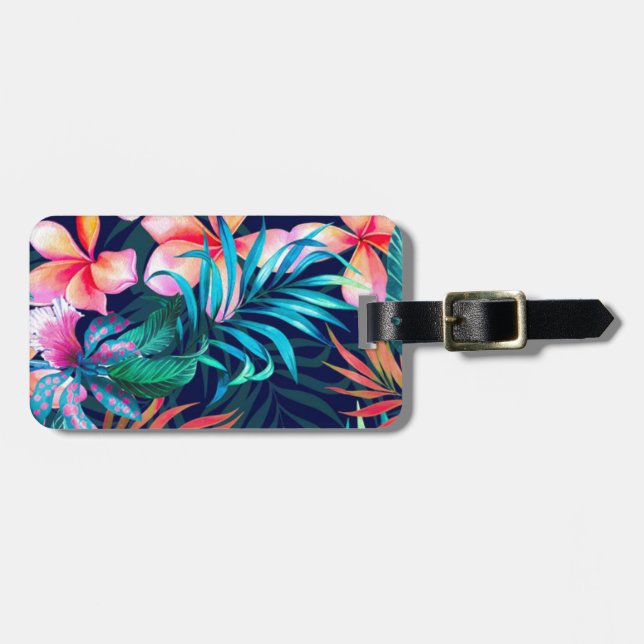 Tropisk design - Anpassa din egen Bagagebricka (Horisontell Framsida)