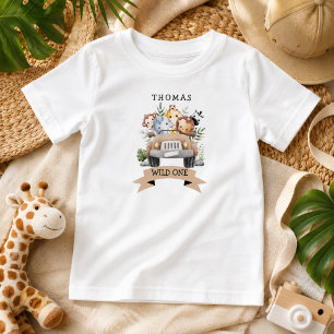 Tropisk djungel safari djur fest t shirt