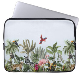 Tropisk djungel vilda djur laptopfodral laptop fodral