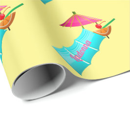 Tropisk drink färgstark sommarcocktail från Hawaii Presentpapper