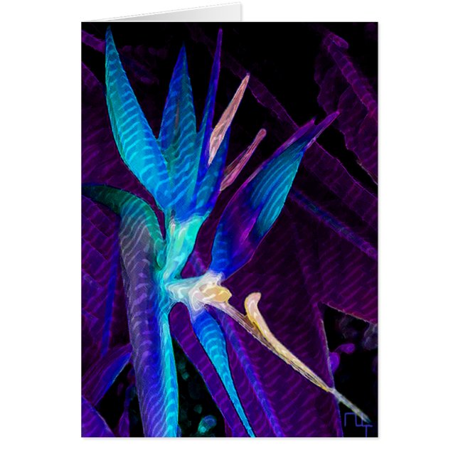 Tropisk dröm hälsningskort (Framsidan)