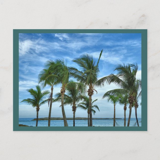 Tropisk Eftermiddag Anpassad Vykort (Framsida)