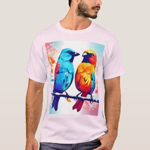 Tropisk fågel Älskare T Shirt