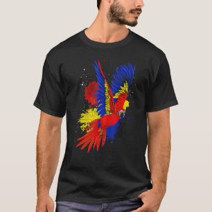 Tropisk Fågel Djungel Djur Fågelskådning Macaw Pa T Shirt