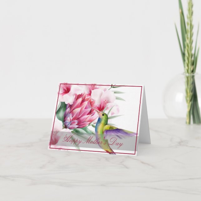 Tropisk fågel specialkort kort (Framsida)